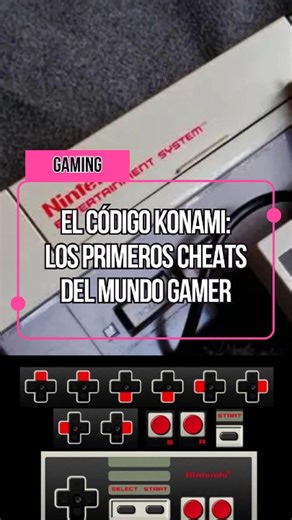 ¿Qué es el Código Konami y por qué es una leyenda gamer? En este video, te explico el origen, impacto y legado del famoso Código Konami, una secuencia de botones que marcó a generaciones de jugadores: ↑ ↑ ↓ ↓ ← → ← → B A (Start) ¿Por qué es tan importante? - Fue uno de los primeros cheats universales - Se convirtió en un símbolo de la cultura gamer retro - Ha sido homenajeado en camisetas, películas y memes - Representa el espíritu de los videojuegos: descubrir lo oculto ° ° #CódigoKonami #Cultu