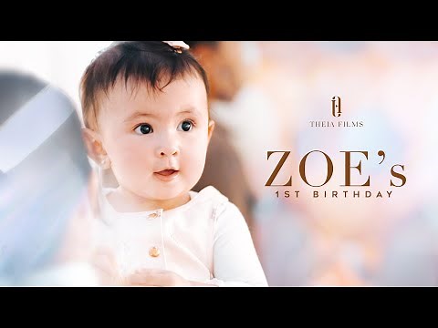 Zoe Miranda's 1st Birthday | Sofia Andres and Daniel Miranda's Daughter