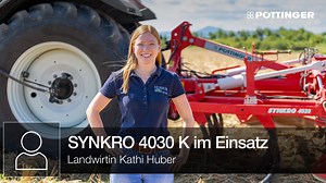 Landwirtin Kathi Huber bewirtschaftet gemeinsam mit ihrer Familie einen Betrieb mit Ackerbau und Geflügelmast in St. Margarethen (Niederösterreich, Österreich). 🐥 Um den Boden für die Nachfolgenden Kulturen optimal vorzubereiten setzen sie auf den SYNKRO 4030 K. 🌱 ▶️ Mehr Infos unter: https://www.poettinger.at/go/f3wv2b | PÖTTINGER