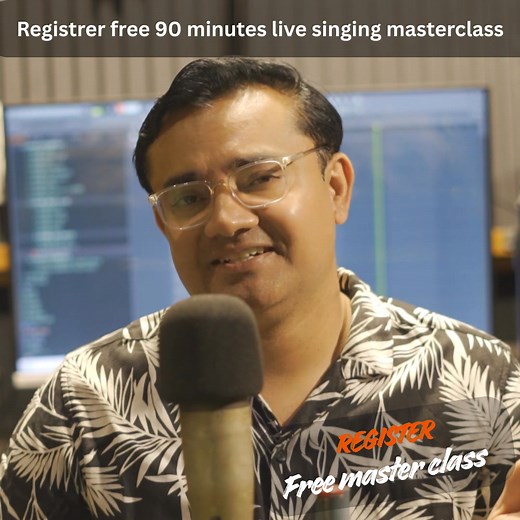 If you are really passionate to improve your singing 🎤🎤 then join our 90 minutes free live basic singing workshop. We will guide you step-by-step that how you can improve your singing and become a good singer | Education villa music Academy