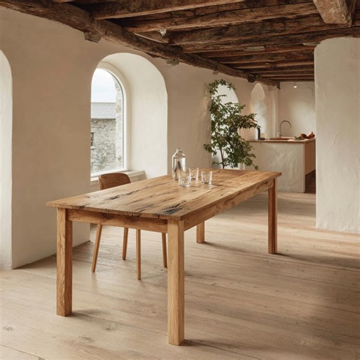 Table à manger rustique en bois de ferme - Table faite main en noyer massif Live Edge - Meubles de cuisine en bois sur mesure - Table en bois - Etsy France