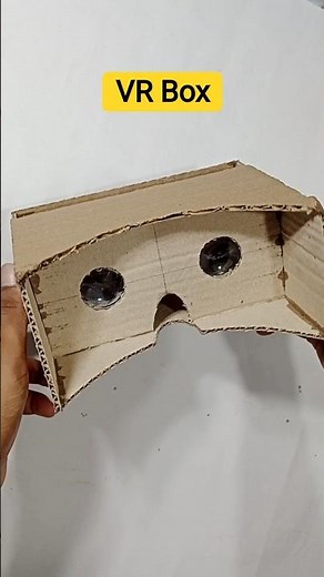🎮 How to Make a VR Box at Home | DIY Virtual Reality Headset | #shorts #vr