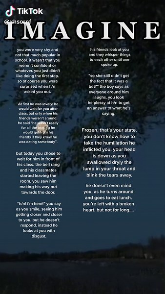 since y’all only like sad imagines 😭 #imaginestories #ynpov #fypシ #wattpadstories #fyp #fy #xyzbca #xyzcba #story