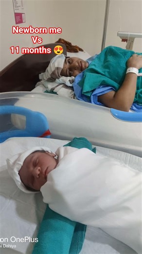 newborn us vs 11 months us 🫰🏻❤️🫶🏻🧿🍼 #babyshorts #ekanshnain #trendingshorts #viralshort