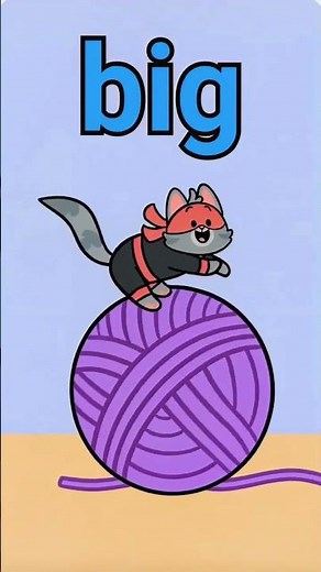 Kindergarten Sight Words: big | Kitten Ninja by Epic