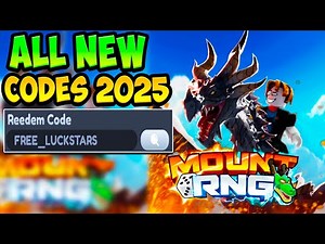ALL WORKING MOUNT RNG CODES ROBLOX - All New Mount RNG Codes (September 2025)