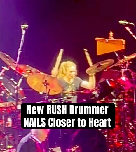 Anika Nilles, RUSH’s new drummer, nailed “Closer to the Heart” the first week of the tour!