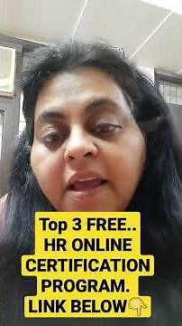 Top 3 FREE ONLINE HR COURSES WITH CERTIFICATION IN 2023! Check out with Leaders in Making