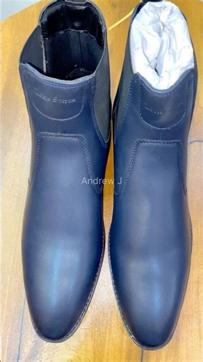 பயங்கர premium aana chelsea boots மக்களே🔥Louis stitch Federal blue💙hand made leather Chelsea boots