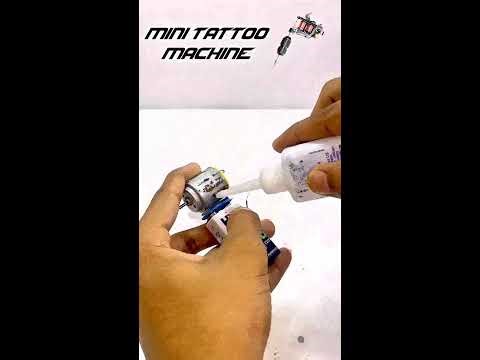 Tattoo Machine ⚙️ #dcmotor #viralvideo #diy #mini #tattoos #tattoo #machine #trendingshorts #shorts