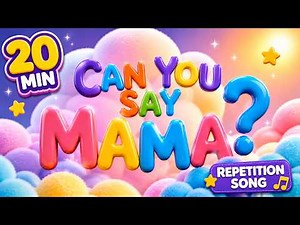 Can You Say Mama? | 20 Minutes Practice Saying Mama for Babies | TwinklePals Nursery Rhymes