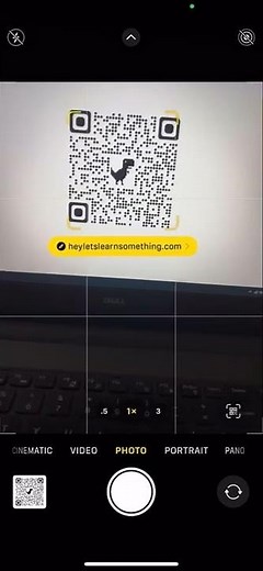 How to scan QR code iPhone from gallery? #shorts