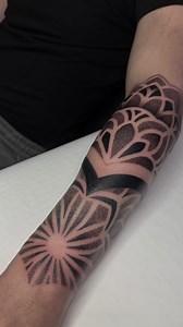 Full wrap around mandalas with a skin gap on this forearm! Hard to get a good photo of the wrapping full around, but you’ll get the idea! 🙏🏼🤍 Specialising in large-scale geometric, dotwork, and blackwork tattoos. @aeternustattoocompany Book your next custom piece today! DM for consultations or checkout my booking form! 💬 #MandalaTattoo #GeometricTattoo #DotworkTattoo #BlackworkTattoo #TattooArtistUK #CustomTattoos #TattooInspiration | Coups Tattoo