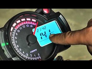 How to configure a universal motorcycle dashboard