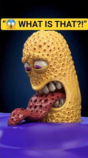 😱 The Weirdest Monster Ever! 😂 Funny 3D Short