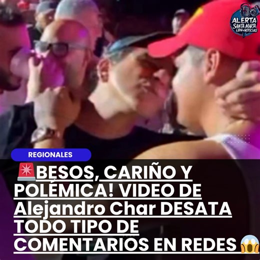 Qué asco cómo Alex Char, el alcalde de Barranquilla, tal como se ve en el video, acosa sexualmente an Elder Dayan Diaz. Lo toquetea e intenta besar a la fuerza, mientras Elder Dayan claramente se siente incómodo y trata de esquivarlo. Qué horrible.