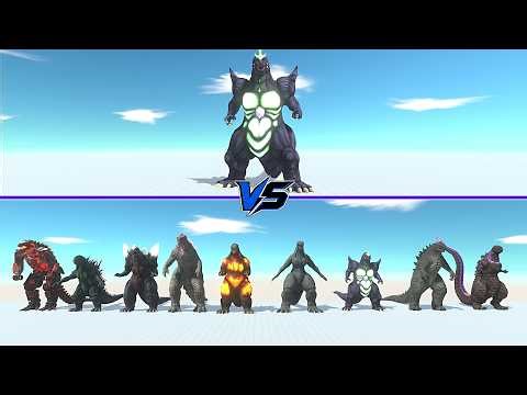 Super Godzilla vs All Godzilla - Animal Revolt Battle Simulator | ARBS