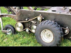 Making Hydraulic Trencher Powered by a Gas Engine 15hp