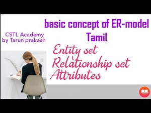 basic concept of entity relationship model tamil| er model in dbms tamil er model tamil er diagram