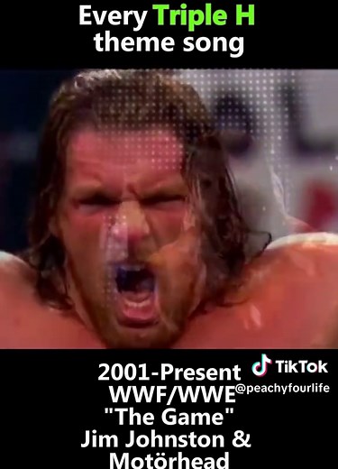 Every Triple H theme song 🎶 #wwe #wrestling #themesong #tripleh #wwf | Triple H Entrance