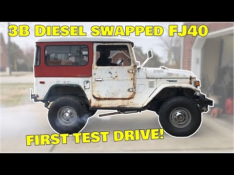 Toyota FJ40 3B diesel FIRST DRIVE!