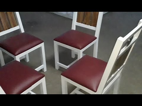 The making of a Metal dining chair.
