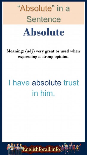 Understanding Absolute Meaning in English | Examples & Sentences