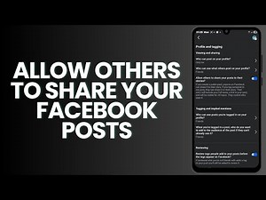 How To Allow Others to Share Your Facebook Posts 🔄 (Quick & Easy)