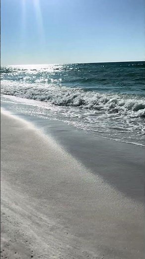 4K- Santa Rosa Beach FL. Morning walk on the Beach
