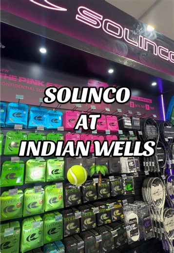 Experience the Final Days of Indian Wells at the Solinco Booth