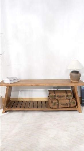 Tribesigns Solid Wood TV Stand: Cozy Charm + Storage