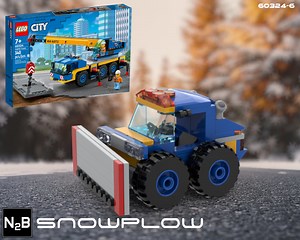 LEGO MOC-135162 Snowplow - Alternate build 6 Lego 60324 (City 2023)