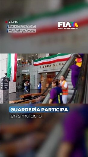 #SimulacroNacional con corazón: Así se vivió el ejercicio de evacuación en una guardería 🍼