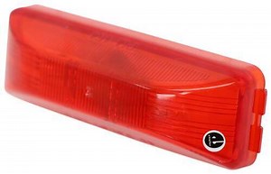 Peterson Clearance and Side Marker Trailer Light - Waterproof - Incandescent - Red Lens Peterson Tra