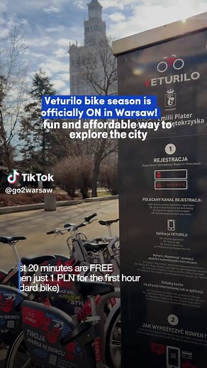 Explore Warsaw with Veturilo Bike Rentals