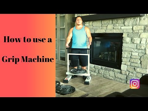 How to use a Grip Machine! Similar to Bruce Lee's!