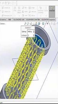 SolidWorks Speed Modeling: Filter Design Tutorial! Extrude + Cut + Pattern 🔥 #shorts #ytshorts