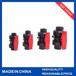 [Hot Item] DIN/JIS/ANSI PVC Pipe Fitting UPVC/CPVC/Pph/PVDF Sch80 EPDM True Union Ball Valves