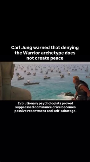You were taught that good men do not compete. So you suppress your drive. You defer in meetings. You downplay your wins. You let others take credit. But privately, you resent everyone who succeeds. You call it humility. It is cowardice. Carl Jung warned that denying the Warrior archetype does not create peace. It creates passive resentment and envious paralysis. Evolutionary psychologists found that suppressed dominance hierarchies in males trigger depression and self-sabotage because status dri