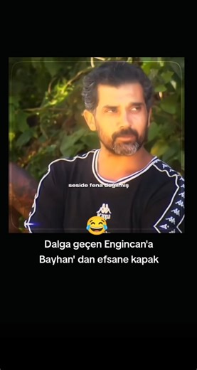 Kendisiyle dalga geçen Engincan'a Bayhan'dan efsane kapak 😂 #survivor #bayhan #kapak #yarışma