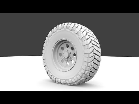 Modeling an offroad wheel - Blender 3D Tutorial (Part1)