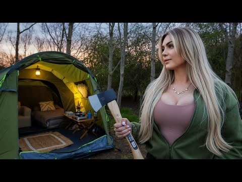 Solo Forest Camping — Relaxing Nature ASMR