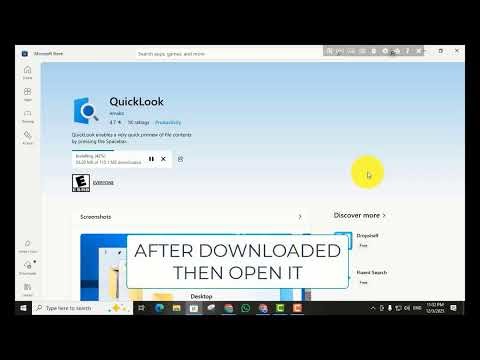QuickLook File Preview Feature on Windows PC 🔎