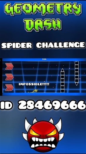 Geometry Dash : Spider Challenge