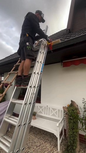 Stay safe with this ladder grip trick. This ladder tool is a game-changer for safety! 🎯 Watch as the Lock Jaw Ladder Grip transforms how you access your roof securely and confidently. 🛠️ How to set up this safety tool quickly and easily 🔒 The locking mechanism that ensures your ladder stays put ⚠️ Essential tips for preventing slips and accidents on the job Did you know that using proper ladder equipment can reduce accidents by up to 50%? How does your current ladder setup measure up in terms