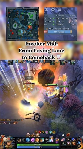Invoker Mid: From Losing Lane to Comeback 📈