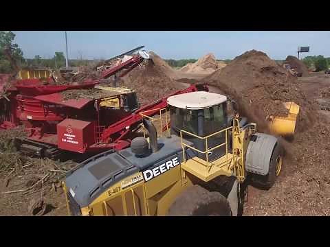 Morbark 1300B Tub Grinder Equipment Walk around