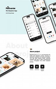Petiverse-Pet Adoption App- UI/UX Case Study