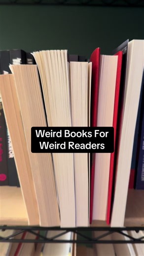 Weird Books For Weird Readers! Featuring: Annihilation by Jeff VanderMeer Swamplandia! By Karen Russell The Feast of the Pale Leviathan by John Chrostek The Nightmare Box by Cynthia Gomez Happy People Don’t Live Here by Amber Sparks Haunted Ecologies by whoever’s name is on the cover of that one ;)