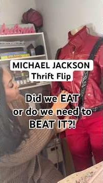 We Made Michael Jackson Costumes ONLY Using Thrift Store Clothes #michaeljackson #thriftflip #diy